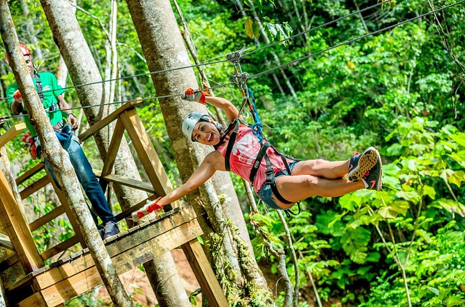Treetop Zipline Experience From Castries - The longest, fastest, and highest rides
